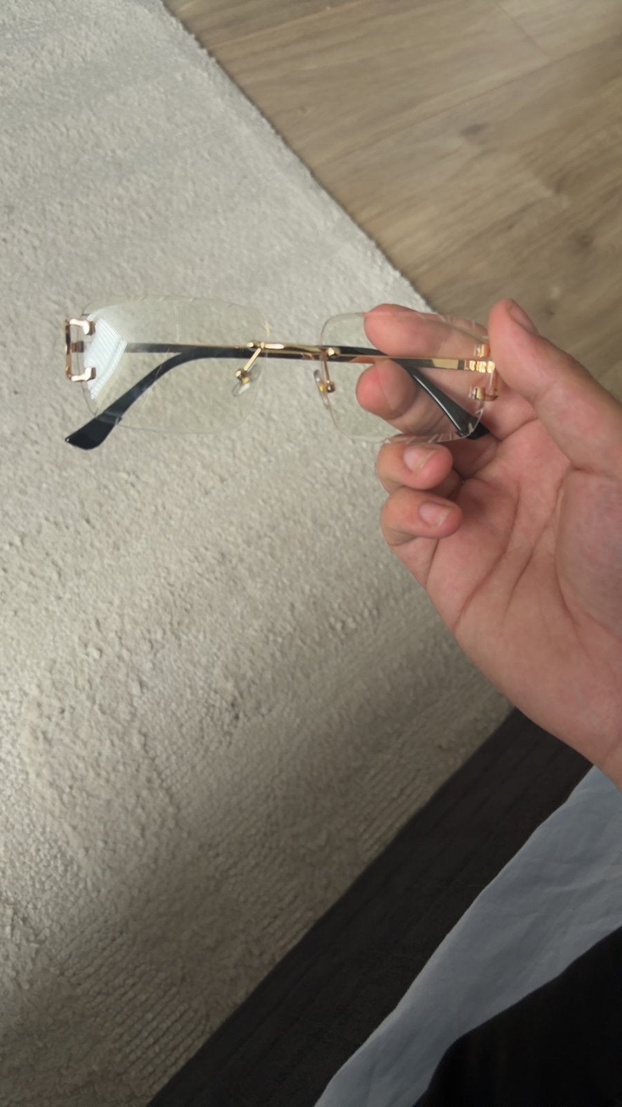 cartier bril doorzichtig, Overige merken, Wit, Nieuw, Ophalen of Verzenden