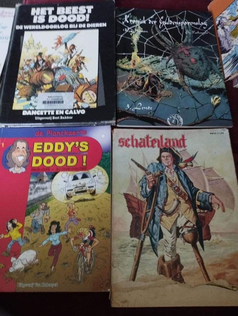 Div stripboeken 0,75 euro per stuk, Meerdere stripboeken, Ophalen, Gelezen, Diverse tekenaars en schrijvers