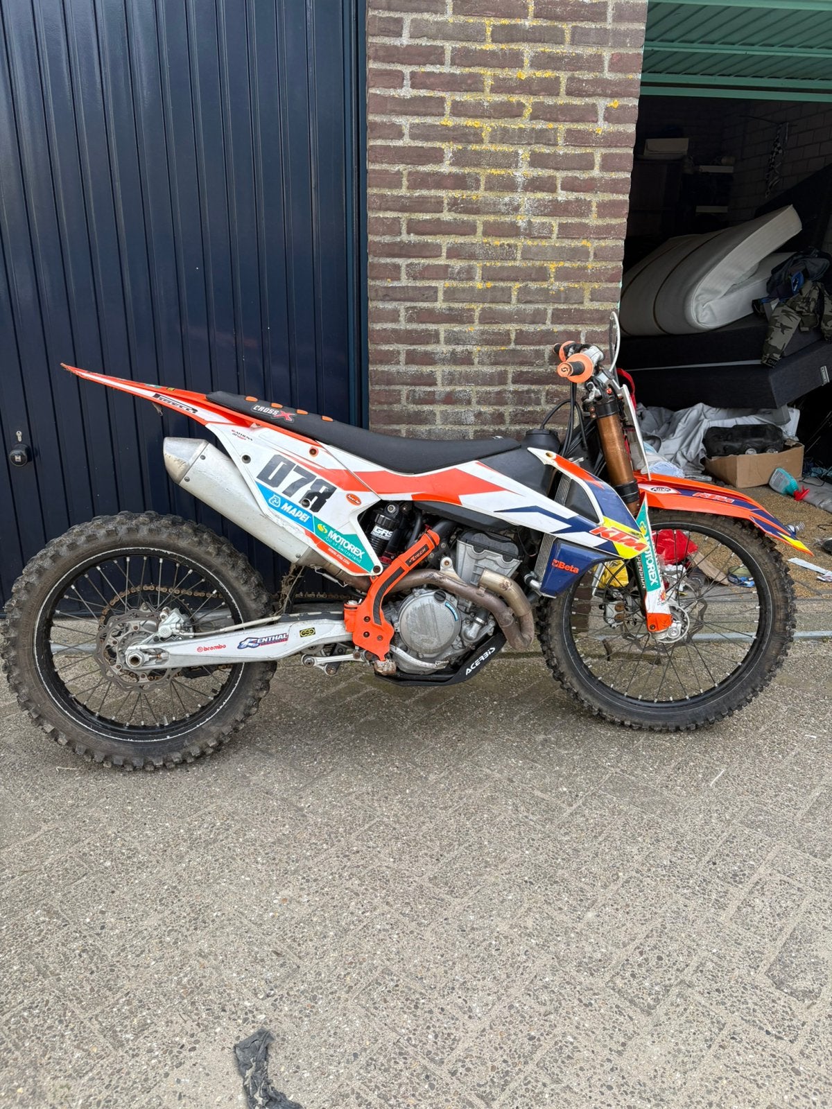 KTM 350 SXF 2017, 118 uur, Ophalen of Verzenden, Zo goed als nieuw, Overige merken