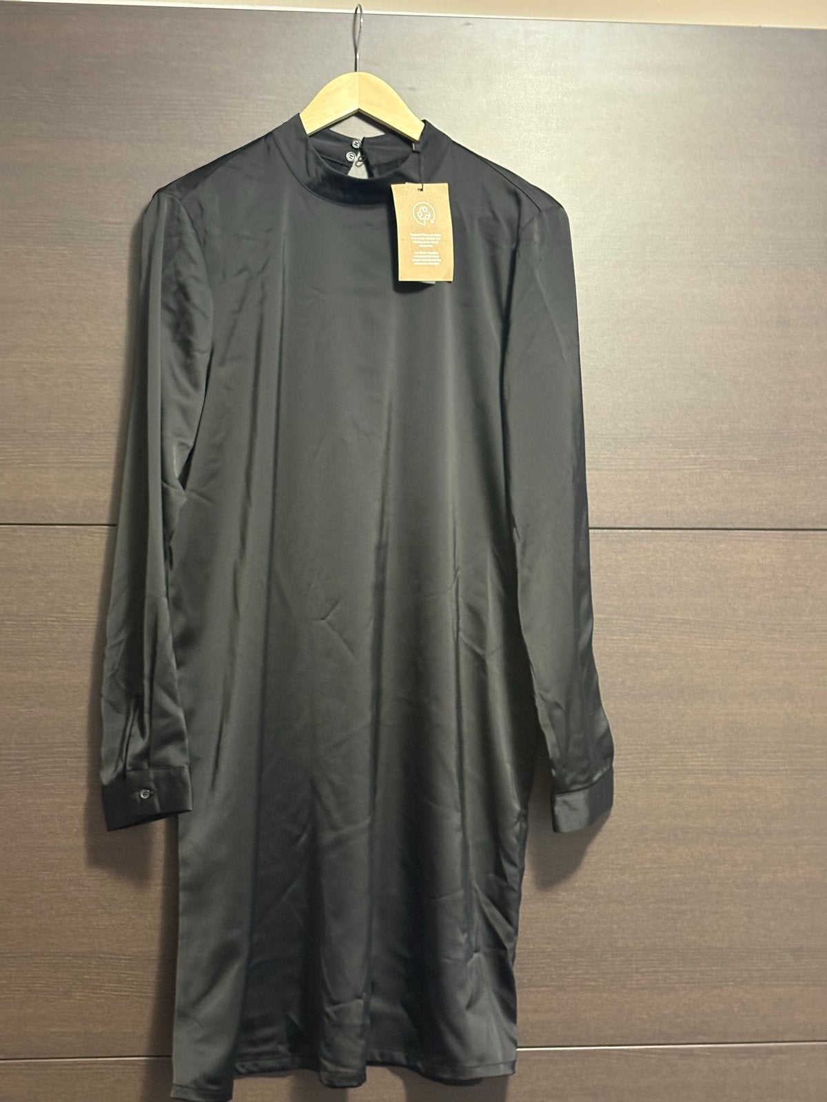 Vero Moda VMCoco L/S Short Dress EXP Zwart Maat L, Zwart, Maat 42/44 (L), Nieuw, Ophalen of Verzenden