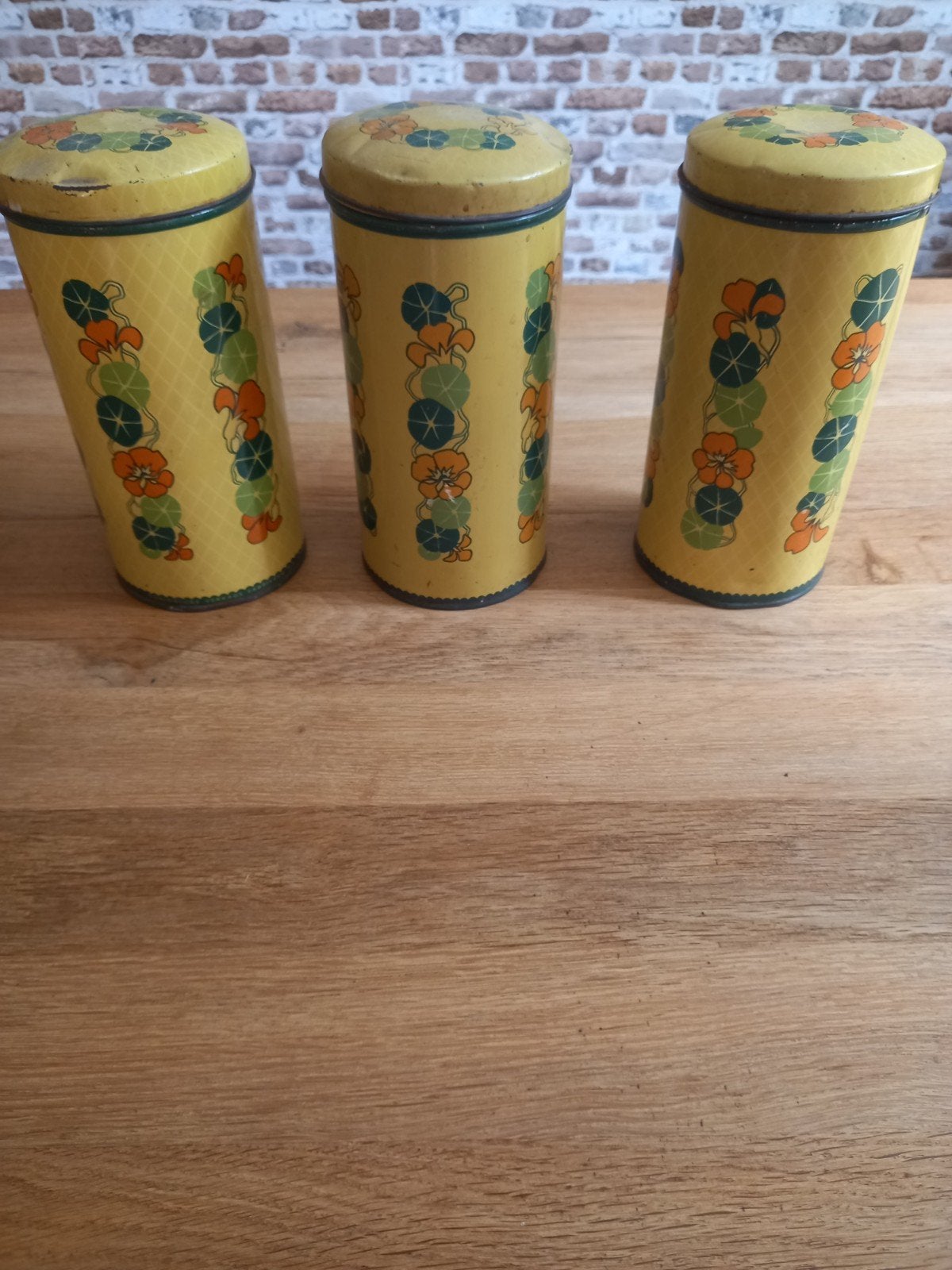 Set van 3 Vintage Verkade blikken - Zaandam, Antiek en Kunst, Ophalen of Verzenden