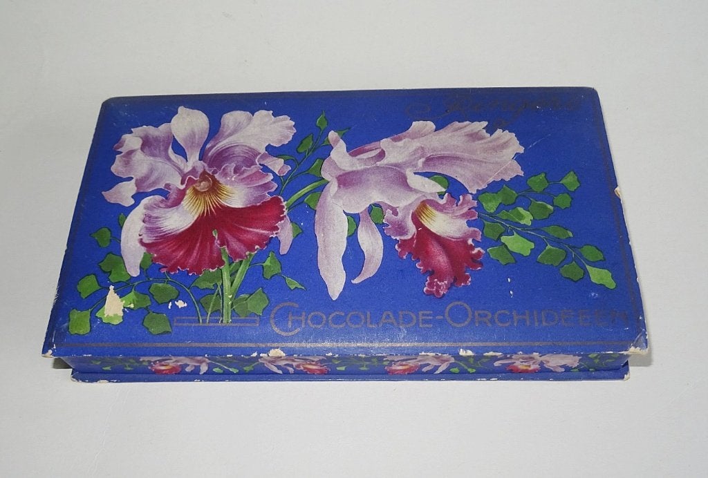 Doos Ringers chocolade orchideeën, Ophalen of Verzenden, Verpakking