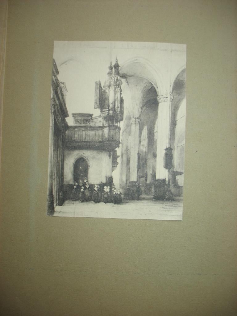 Oude Prent ( 5 ) Kerk of Klooster, Ophalen of Verzenden