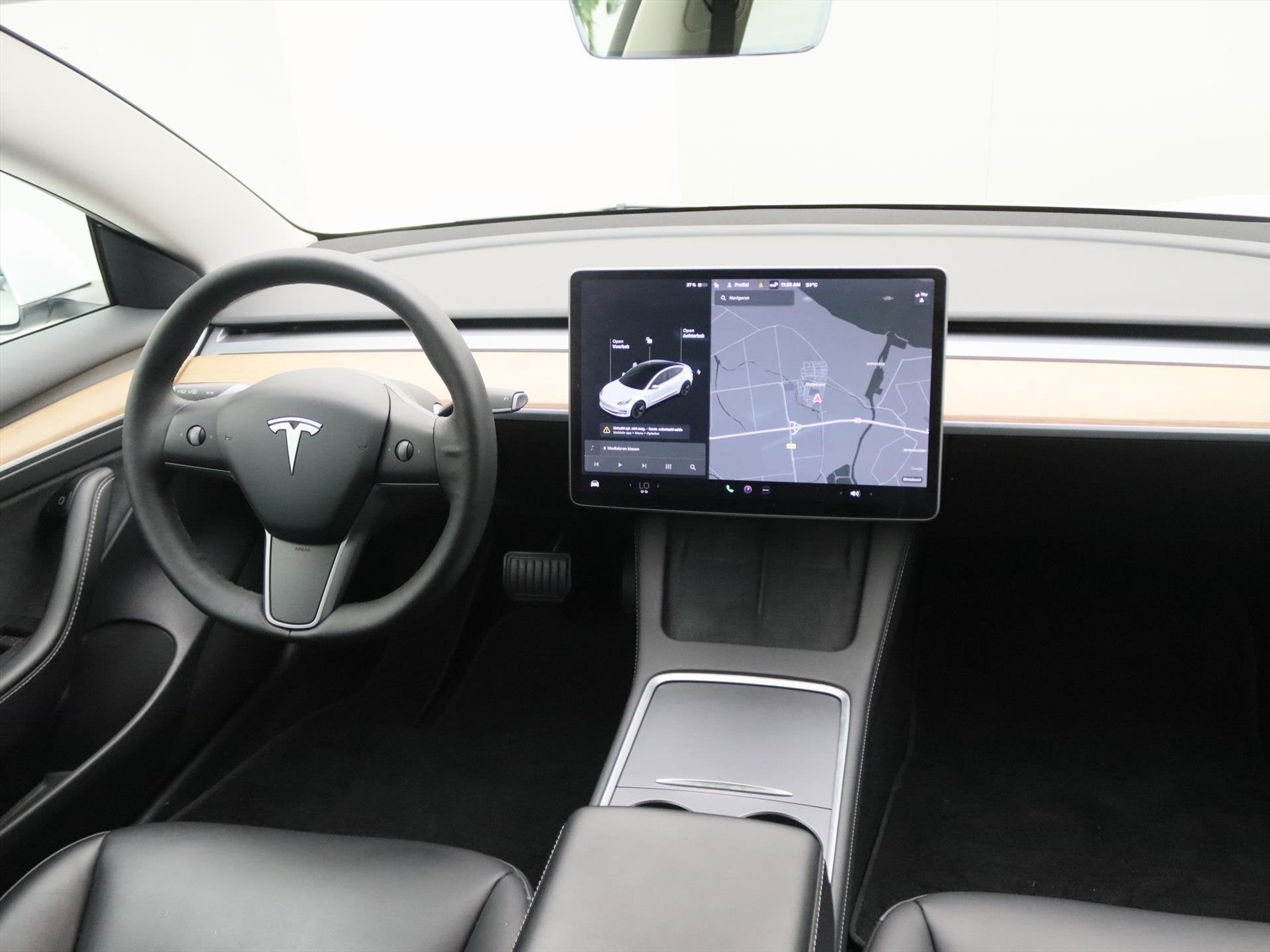 Tesla Model 3 Standard RWD Plus FACELIFT 91.1% SoH [ LFP-ACC, Auto's, Tesla, Automaat, Achterwielaandrijving, Gebruikt, Zwart