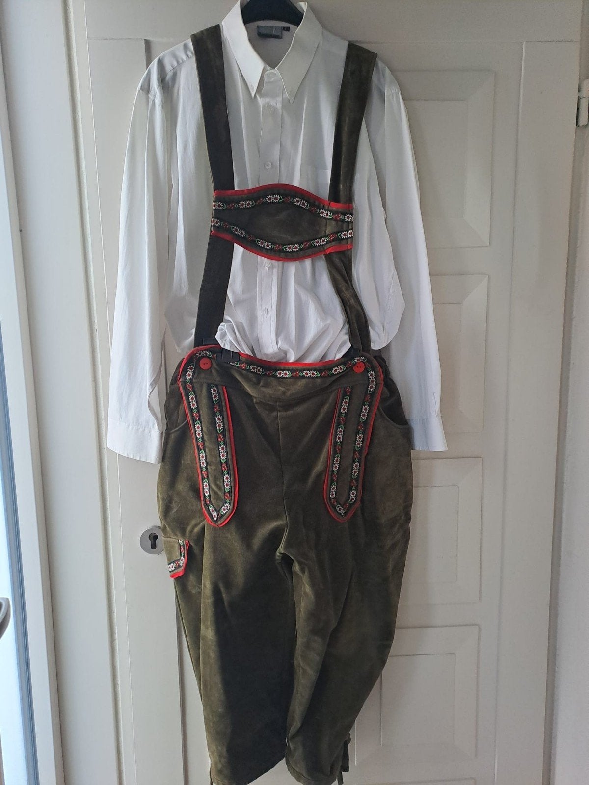 Oktoberfest Lederhose Kostuum - Maat XL, Ophalen of Verzenden