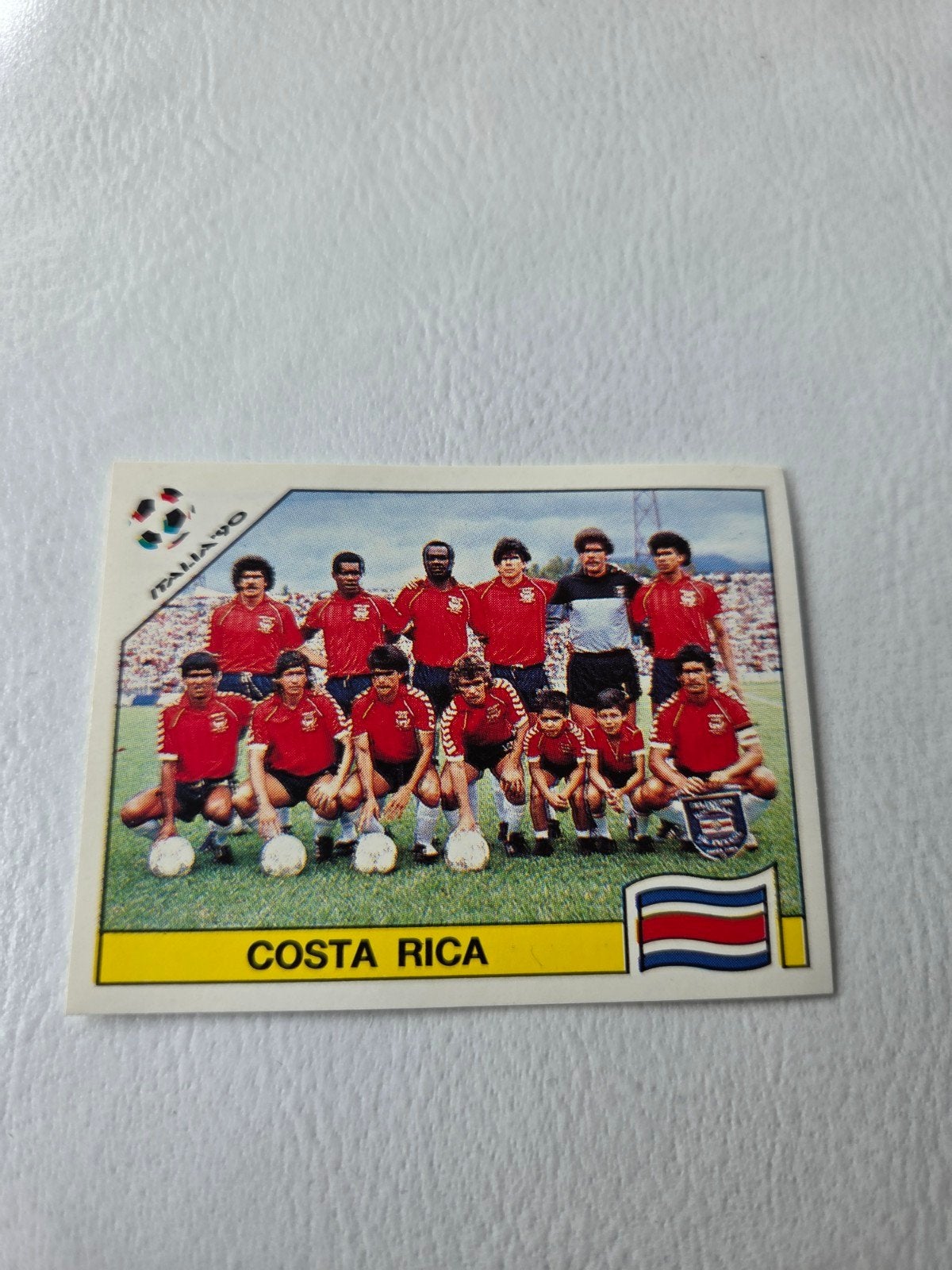 Panini WK 90, Verzamelen, Sportartikelen en Voetbal, Ophalen of Verzenden, Zo goed als nieuw, Buitenlandse clubs, Poster, Plaatje of Sticker