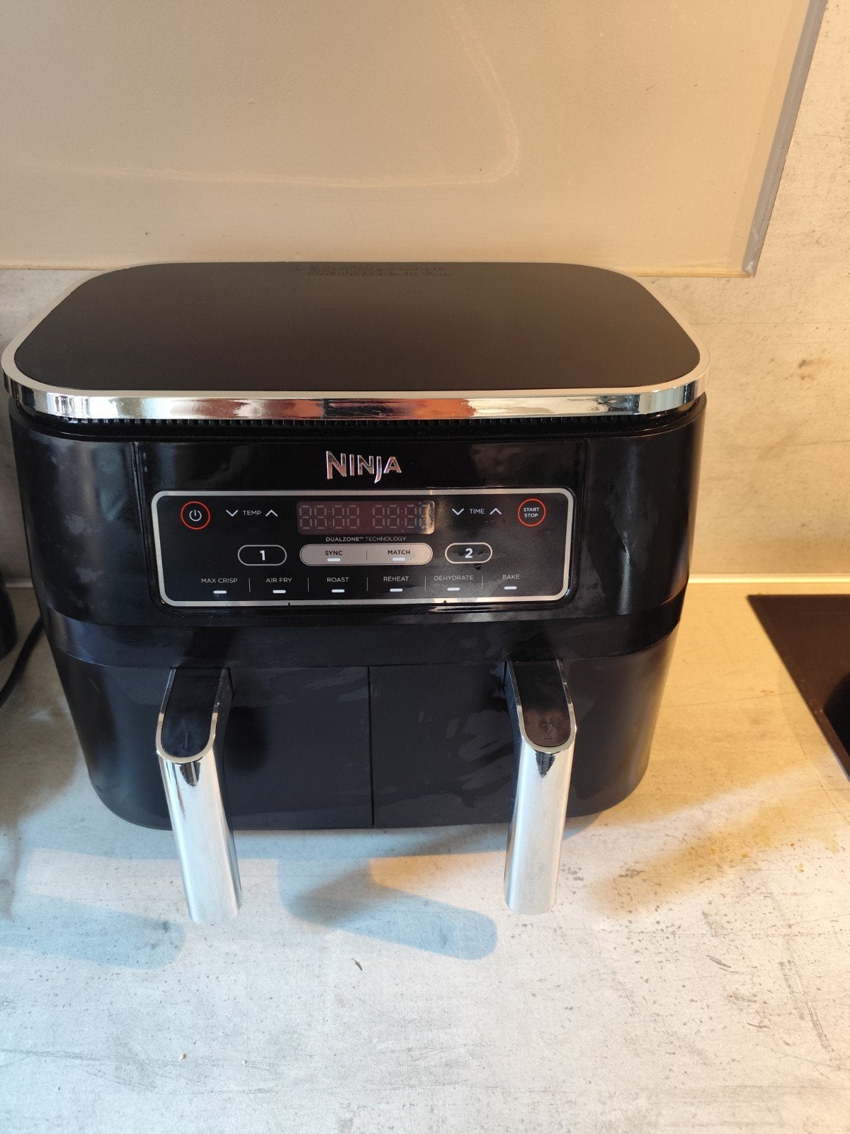 Ninja Foodi MAX Dual Zone Airfryer AF300EU - 9.5L, Witgoed en Apparatuur, Ophalen of Verzenden, Zo goed als nieuw, Airfryer XXL