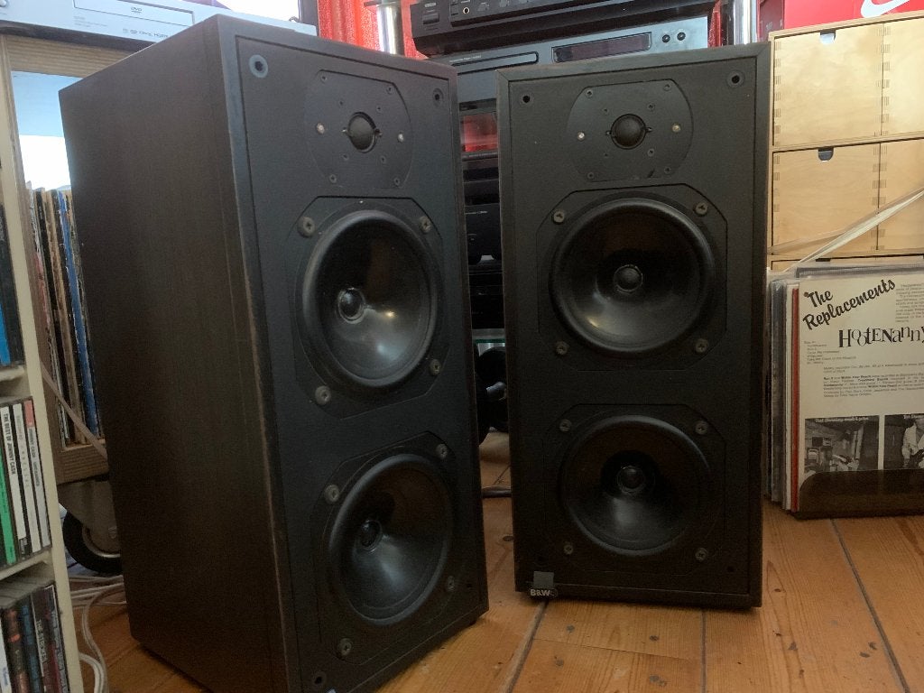 B&W DM14, matched pair, top conditie, originele drivers