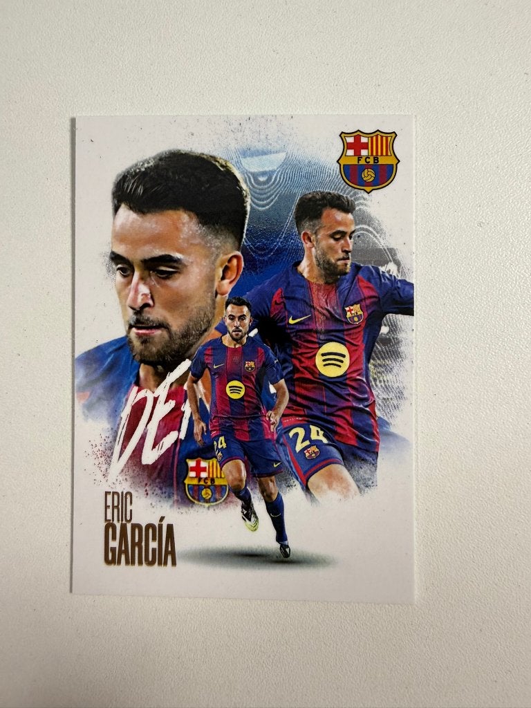 Eric Garcia Futera FX Barcelona 2026, Verzamelen, Sportartikelen en Voetbal, Ophalen of Verzenden, Nieuw, Buitenlandse clubs, Poster, Plaatje of Sticker
