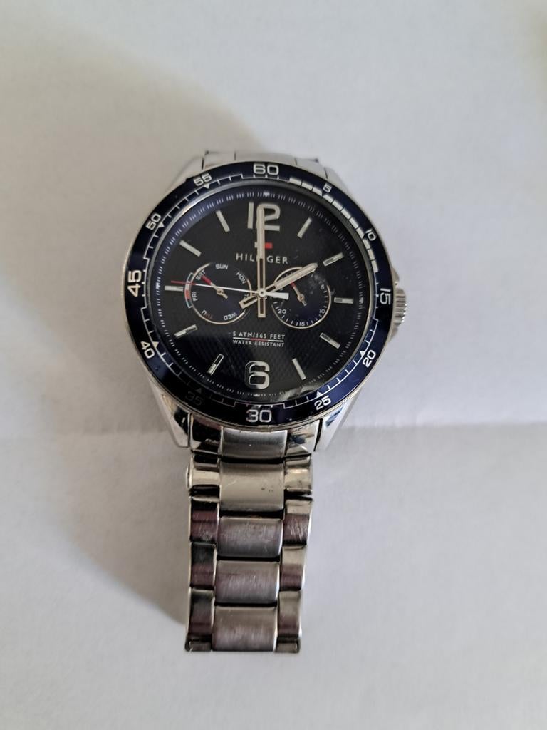 Tommy Hilfiger herenhorloge met stalen band, Ophalen of Verzenden