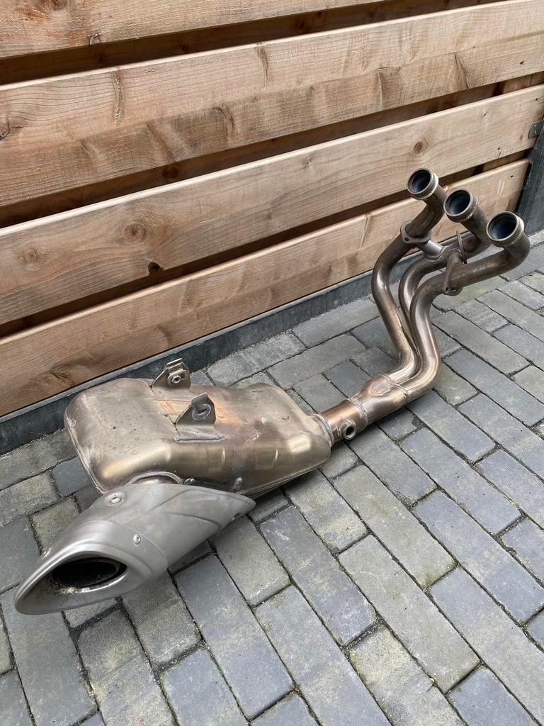 Originele uitlaat Yamaha MT09 - Complete uitlaatbocht, Motoren, Onderdelen | Yamaha, Ophalen, Gebruikt