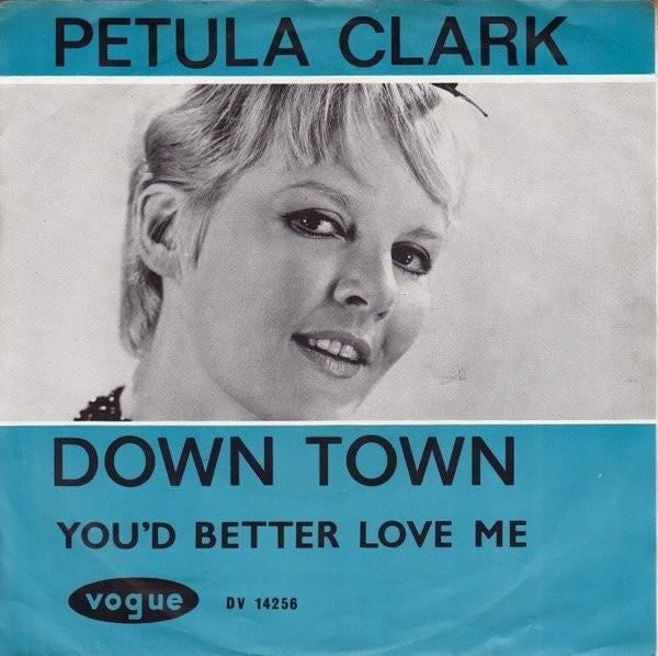 Petula Clark - Down Town (Single), Cd's en Dvd's, Vinyl Singles, Gebruikt, Single, Pop, 7 inch, Ophalen of Verzenden