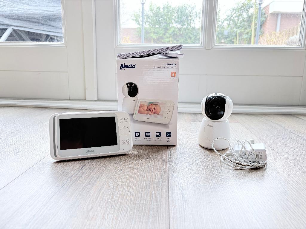 Alecto DVM-275 babyfoon video baby monitor, Kinderen en Baby's, Babyfoons, Ophalen of Verzenden, Zo goed als nieuw, 250 meter of meer