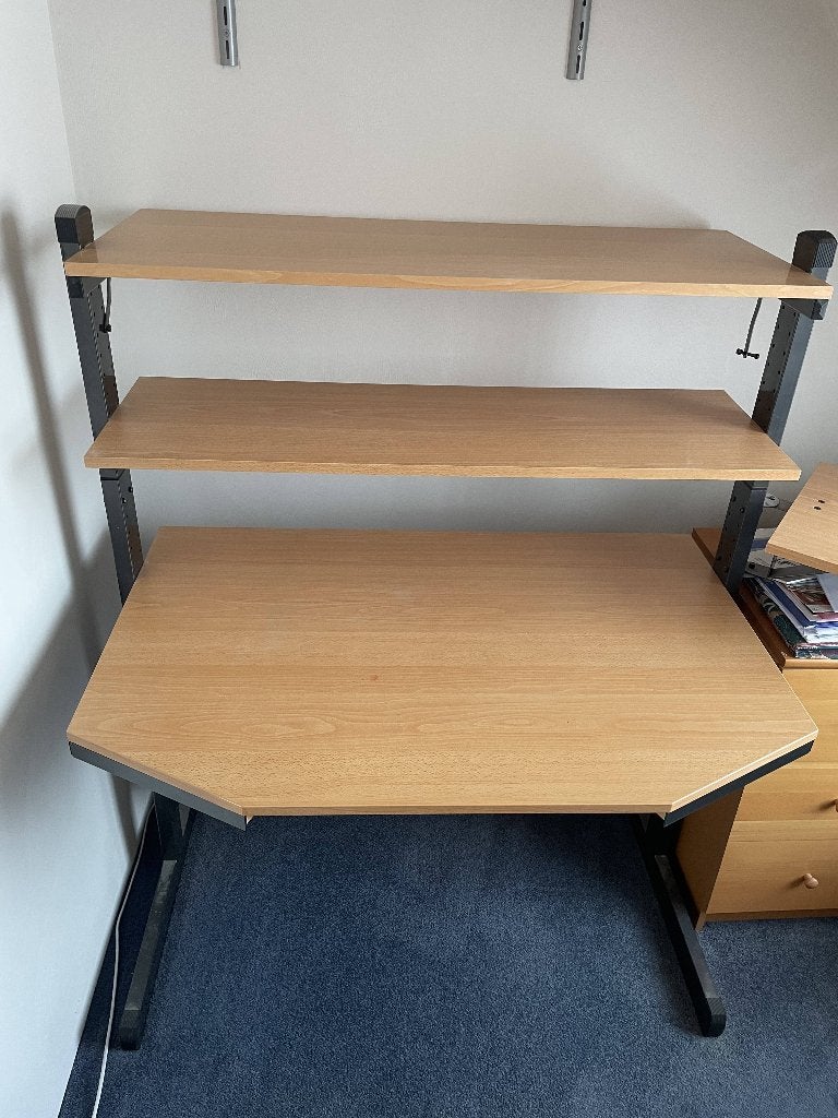 Jerker bureau computertafel, 110 cm, Scandinavisch, Hout, 74 cm