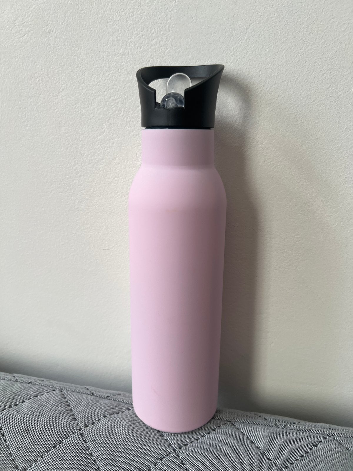 Roze drinkfles met rietje, Ophalen, Nieuw