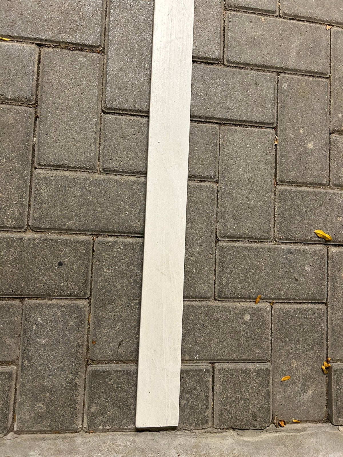 Witte houtenplint, Ophalen, Eiken, Nieuw, 250 cm of meer