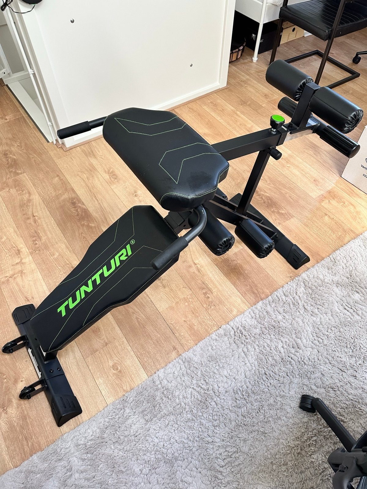 Tunturi Fitnessbank & Pull-up/Dip Station, Sport en Fitness, Fitnessmaterialen, Ophalen, Zo goed als nieuw, Armen, Fitnessbank