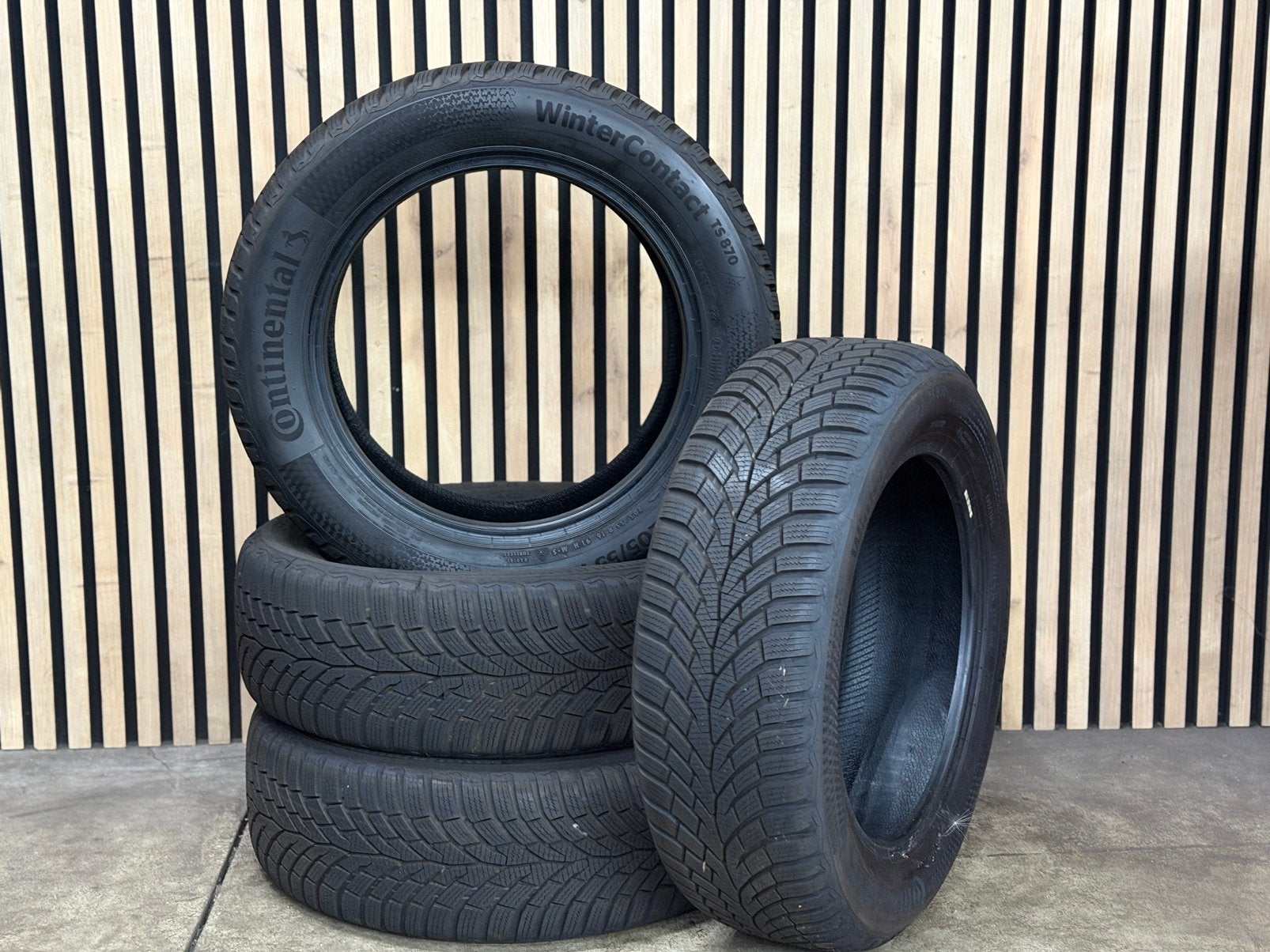 4x 205/55R16 Continental Winterbanden DEMO DOT25 €300 all in, Ophalen