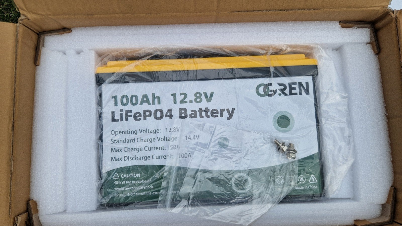 Nieuwe LiFePO4 12V 100Ah Batterij, Watersport en Boten, Ophalen of Verzenden, Nieuw, Overige typen