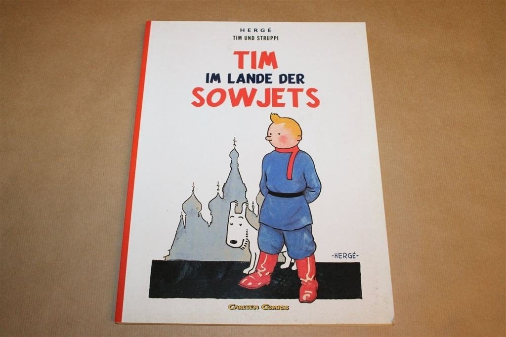 Tim und Struppi im Lande der Sowjets — Duits Stripalbum, Boeken, Eén stripboek, Ophalen of Verzenden, Gelezen