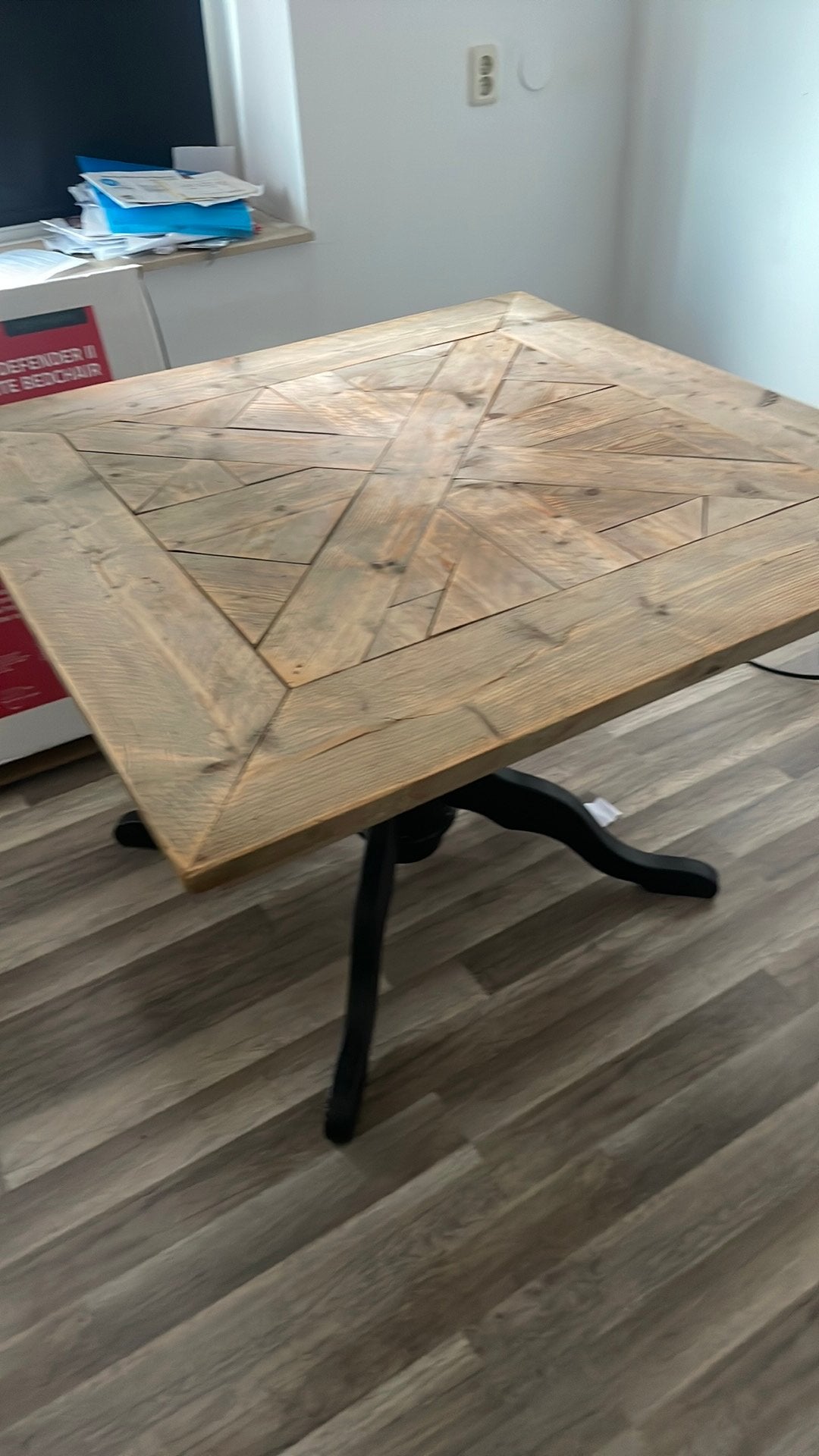 Jorg eettafel, Ophalen, Zo goed als nieuw, Rechthoekig, 50 tot 100 cm