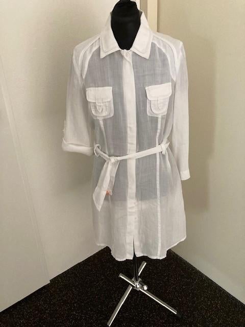 blouse / tuniek Claudia Strater 38, Maat 38/40 (M), Wit, Ophalen of Verzenden, Claudia Sträter