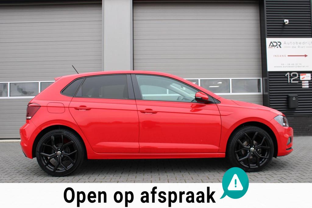 Volkswagen Polo 1.0 18'' GTI / PDC V+A / STOELVER / AIRCO /, 1005 kg, Stof, Gebruikt, Zwart