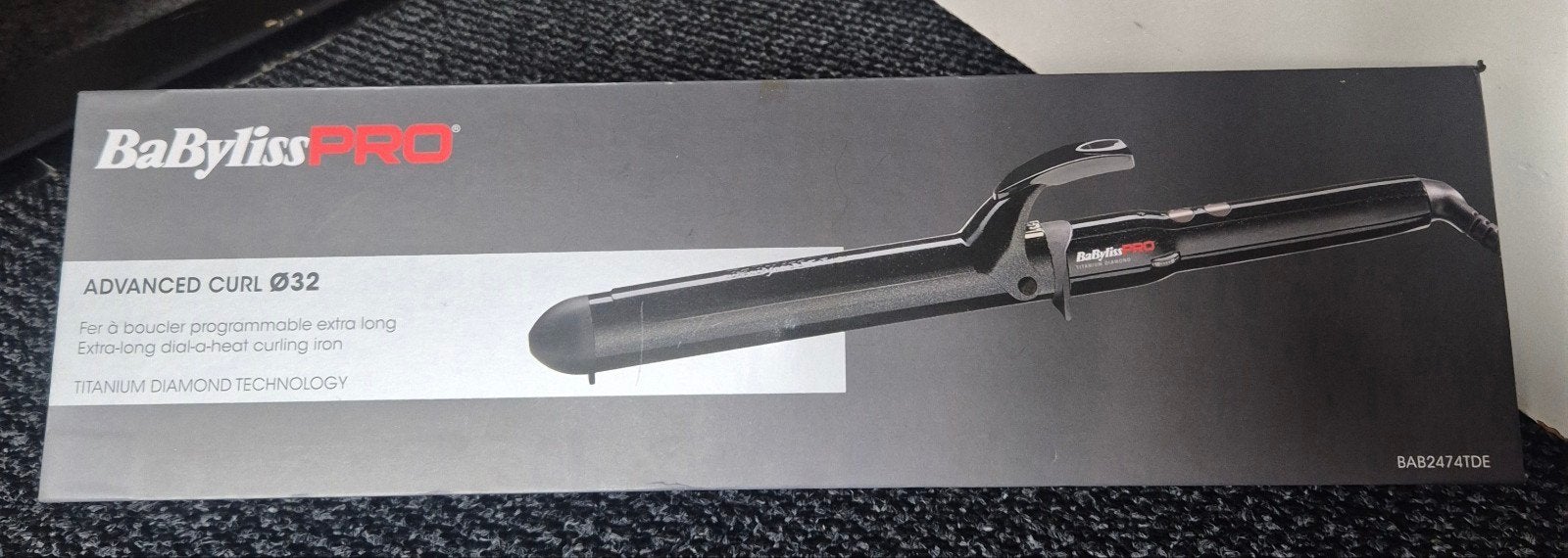 BaBylissPRO Advanced Curl Ø32 Krultang - Nieuw in doos, Ophalen of Verzenden, Zo goed als nieuw, Haarverzorging