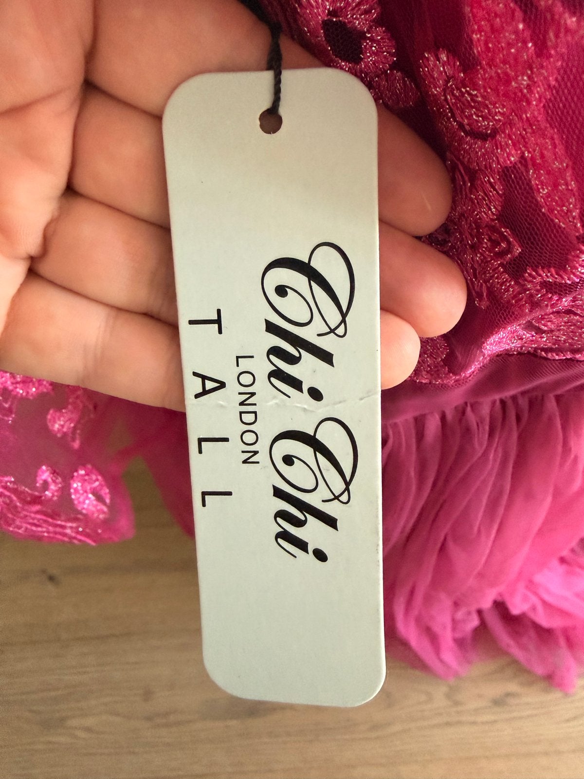Chi Chi London Roze Jurk - Maat 46/48 (XL), Maat 46/48 (XL) of groter, Nieuw, Ophalen of Verzenden, Roze