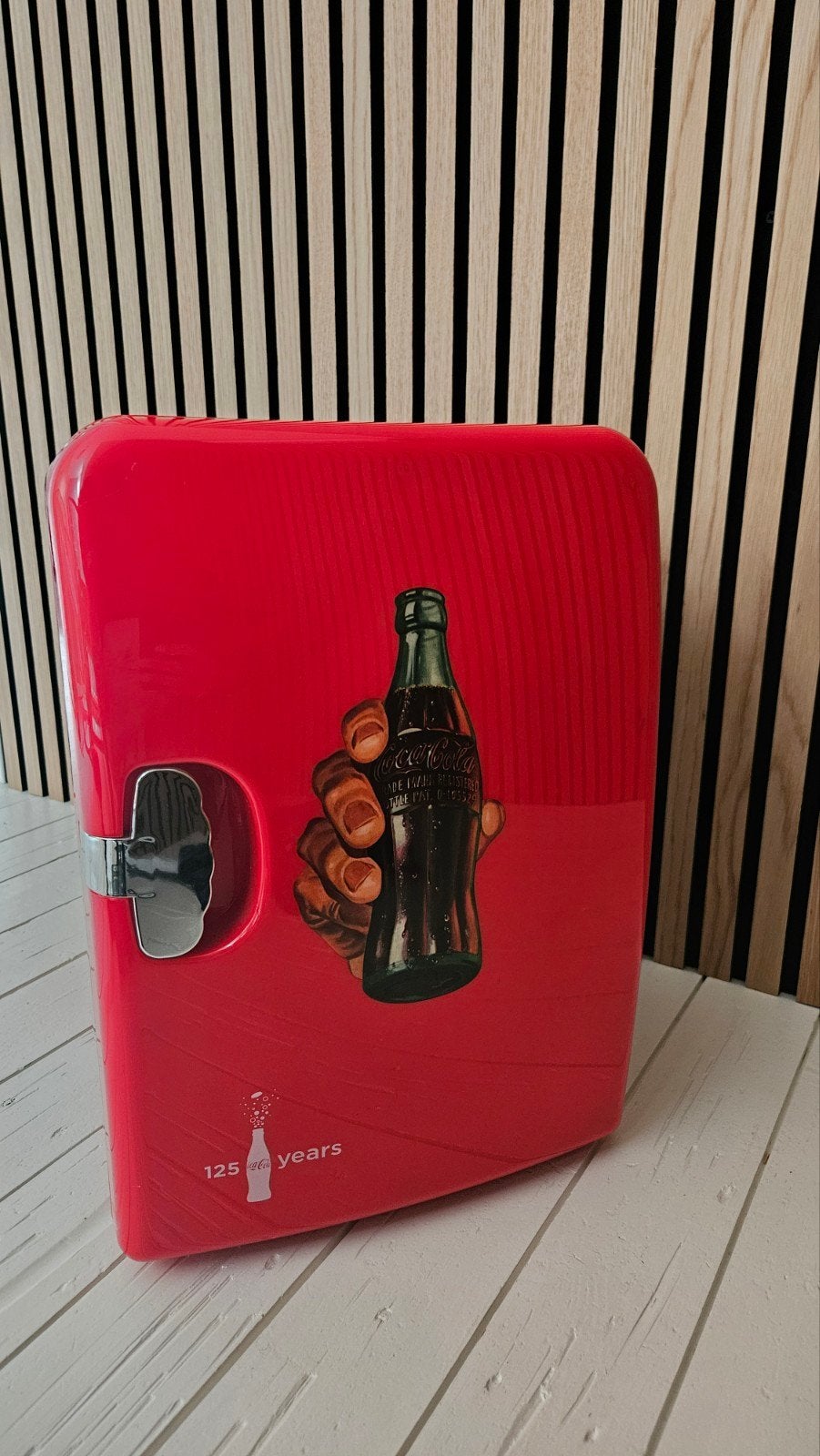 Coca Cola Mini Koelkast Limited Edition 125 Jaar, Ophalen, Minder dan 75 liter, Zonder vriesvak, Gebruikt