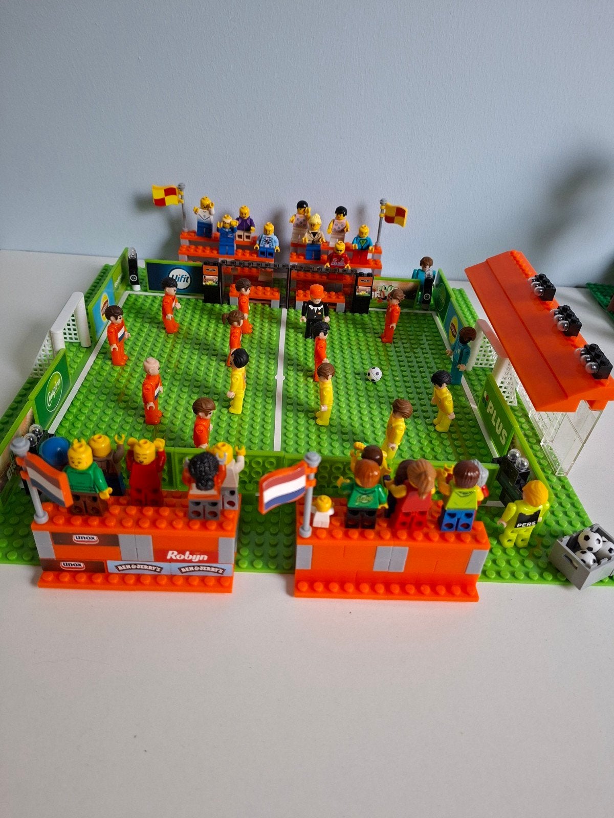 lego voetbalveld, Ophalen of Verzenden, Zo goed als nieuw, Overige merken