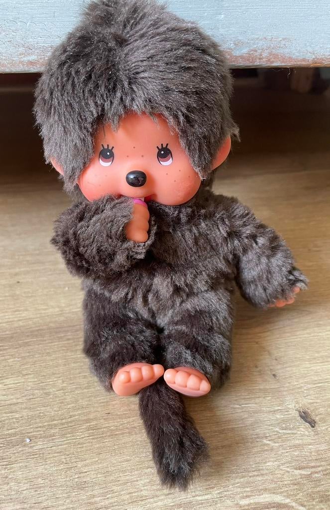 Monchichi aapje monchhichi aap knuffel pluche, Kinderen en Baby's, Speelgoed | Knuffels en Pluche, Ophalen of Verzenden, Zo goed als nieuw