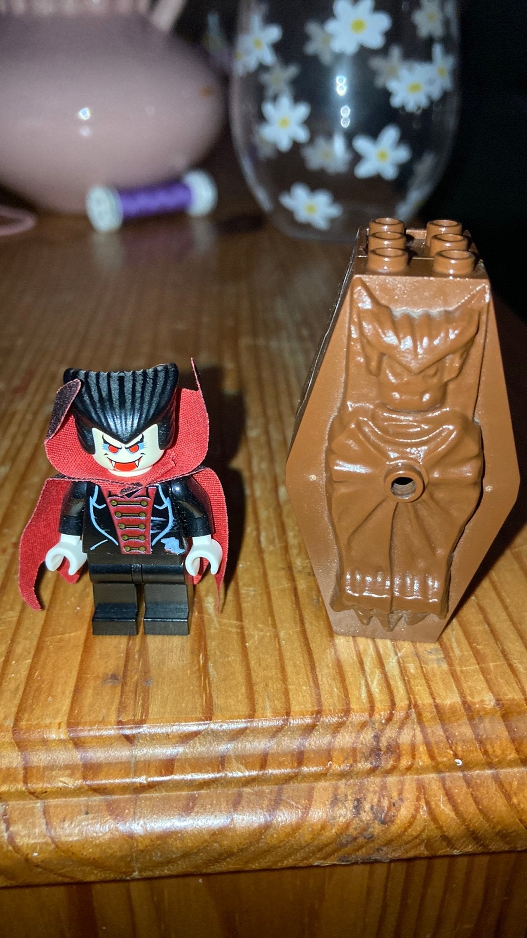Lego Vampier en doodskist uit set 1381 uit 2002, Overige thema's, Lego, Ophalen of Verzenden, Zo goed als nieuw