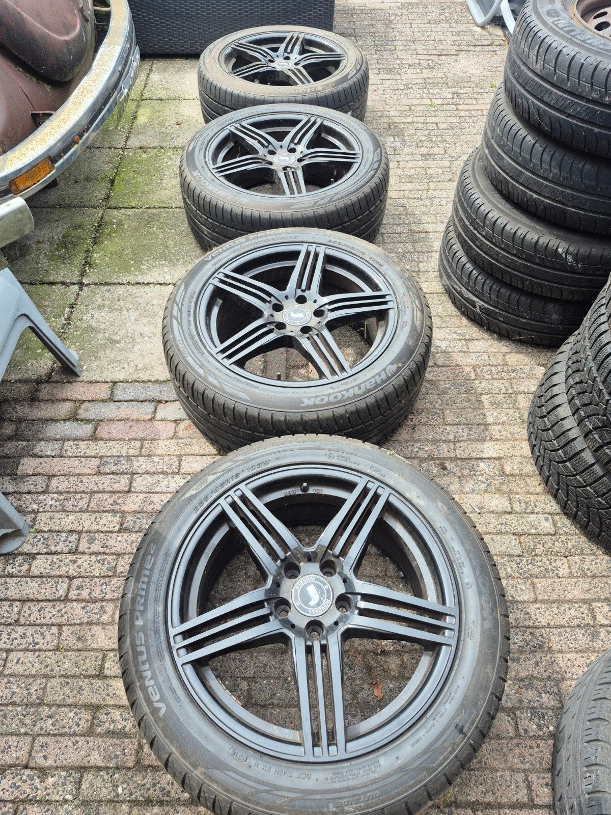 4 setjes velgen, Ophalen of Verzenden