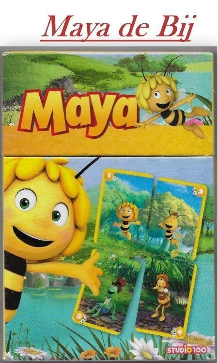kw101 -- Kwartet spel Maya de Bij, Ophalen of Verzenden, Gebruikt, Kwartet(ten)
