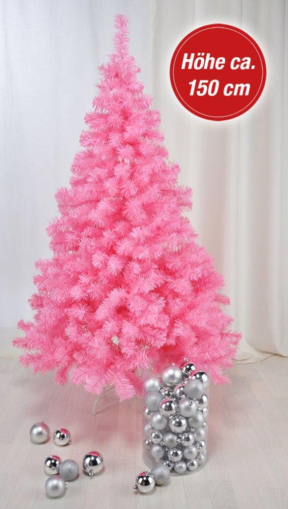 Rose Kerstboom 1.50m. Incl. 100-LED-Clusterverlichting Nieuw, Ophalen of Verzenden, Nieuw