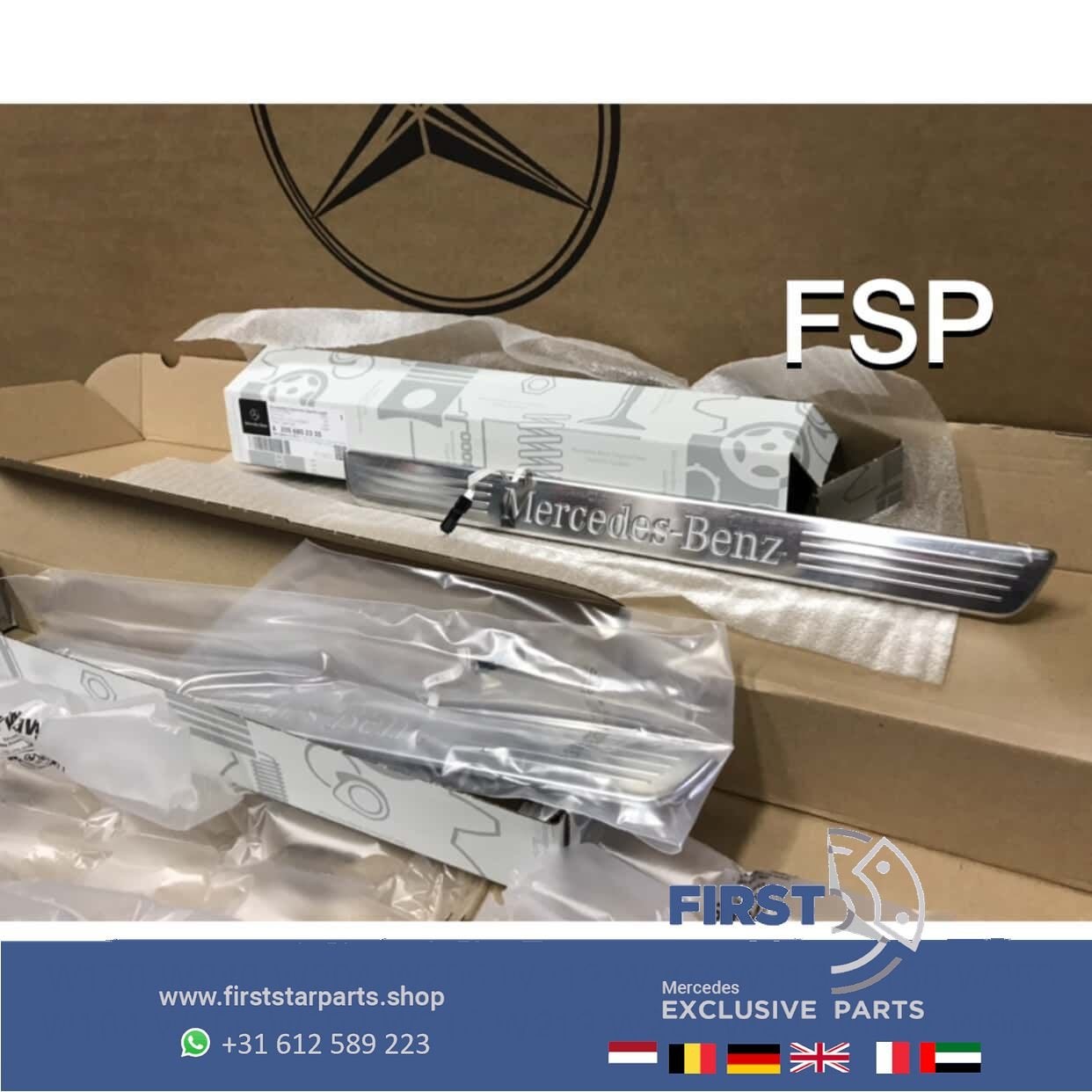 VERLICHTE INSTAPLIJST DORPELLIJST Mercedes W176 W117 W156 W2, Gebruikt, -, Links, Ophalen of Verzenden