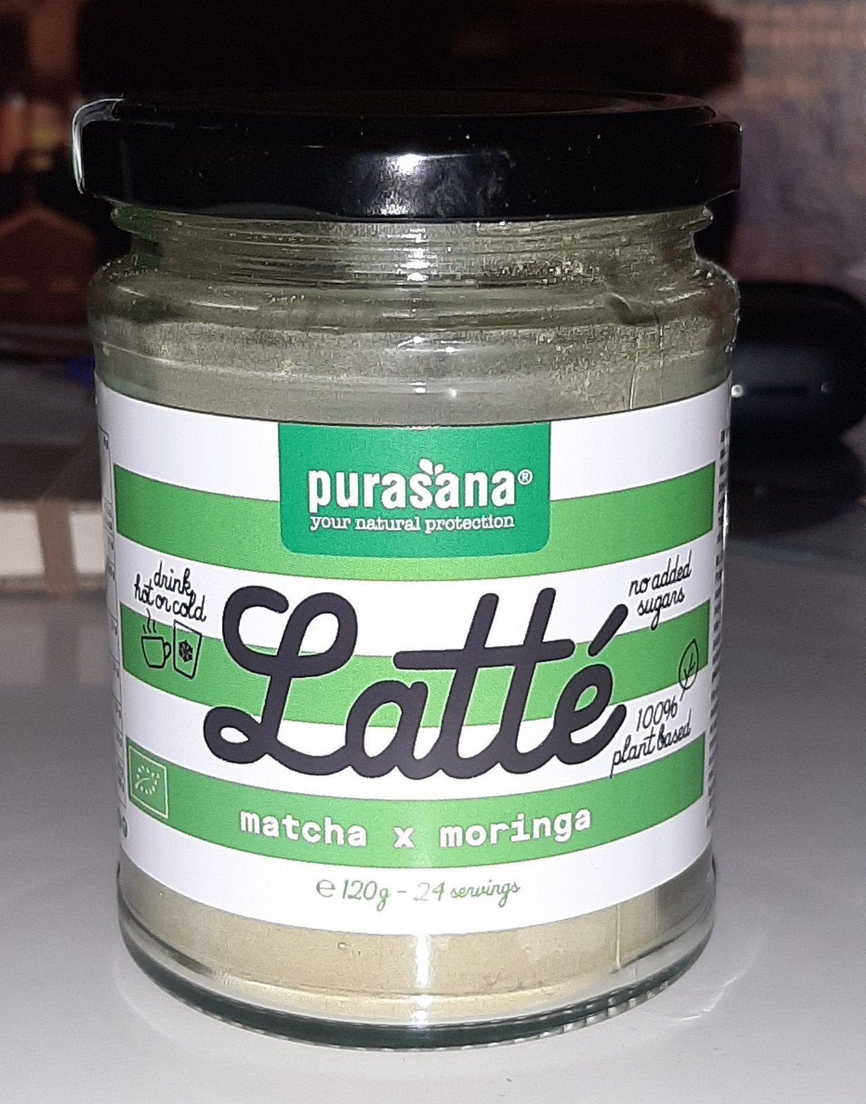 Matcha poeder in glazen pot, Ophalen of Verzenden, Gebruikt, Poeder of Drank