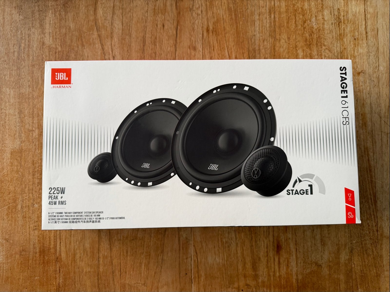JBL Stage1 61CFS autospeakerset met installatiekits, Ophalen of Verzenden, Nieuw