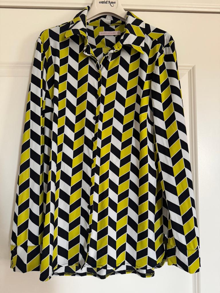 Studio Anneloes Poppy blouse meerkleurig travelstof M, Ophalen of Verzenden, Zo goed als nieuw, Maat 38/40 (M), Overige kleuren