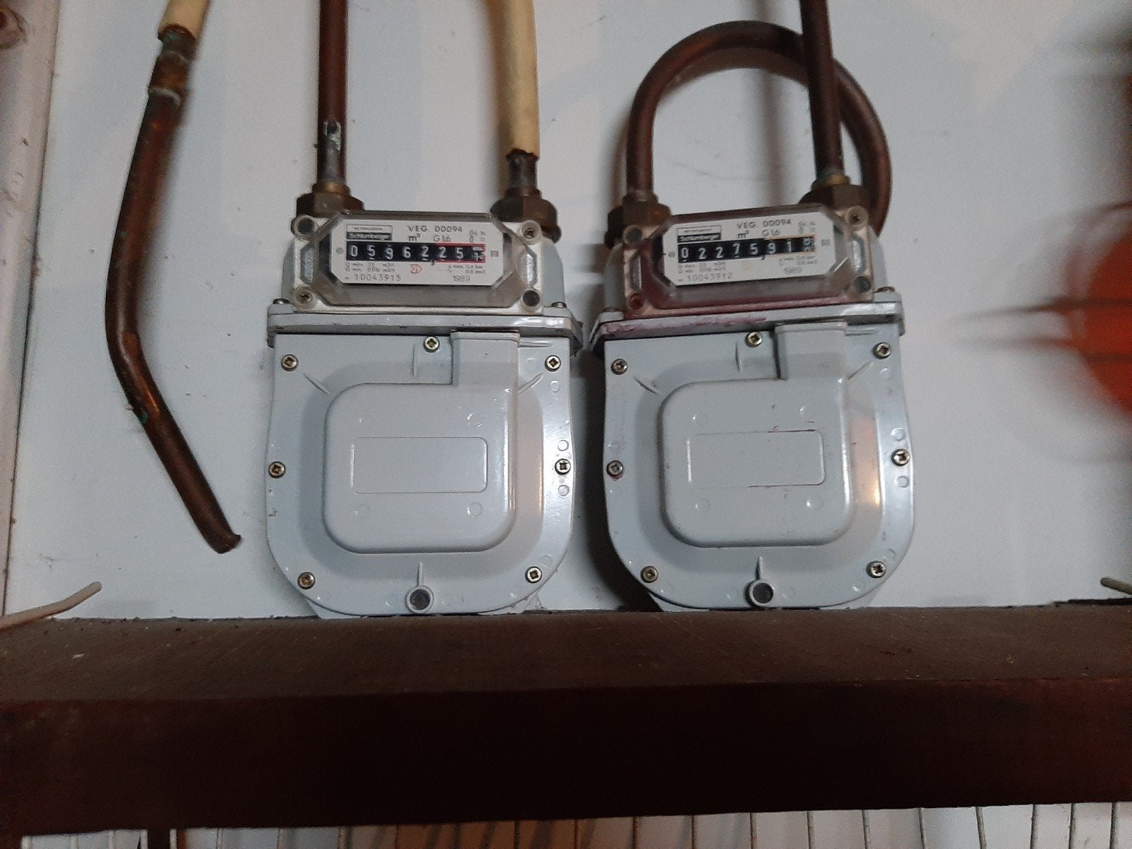 gasmeter propaan tussenmeter, Ophalen of Verzenden, Gebruikt