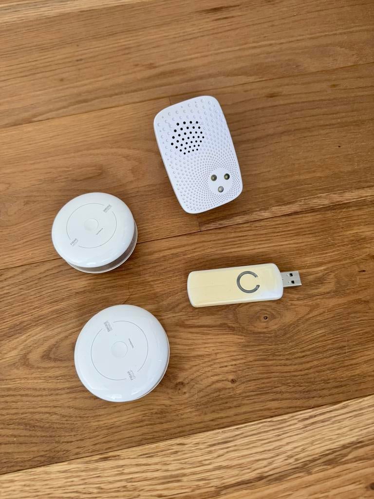 Aeotec zstick, multisensor 6, siren, fibaro smoke sensor, Ophalen of Verzenden, Gebruikt