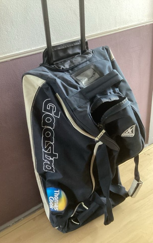 Gaastra Lichtgewicht reiskoffer wieltjes, Ophalen, 30 cm of meer, Blauw, Zo goed als nieuw