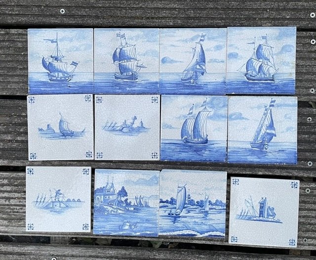 Oud hollandse tegeltjes, Antiek en Kunst, Ophalen of Verzenden