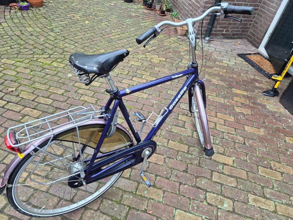 Gazelle Orange City Hybride herenfiets - Gebruikt, Fietsen en Brommers, Ophalen, Gebruikt, Velgrem, Versnellingen