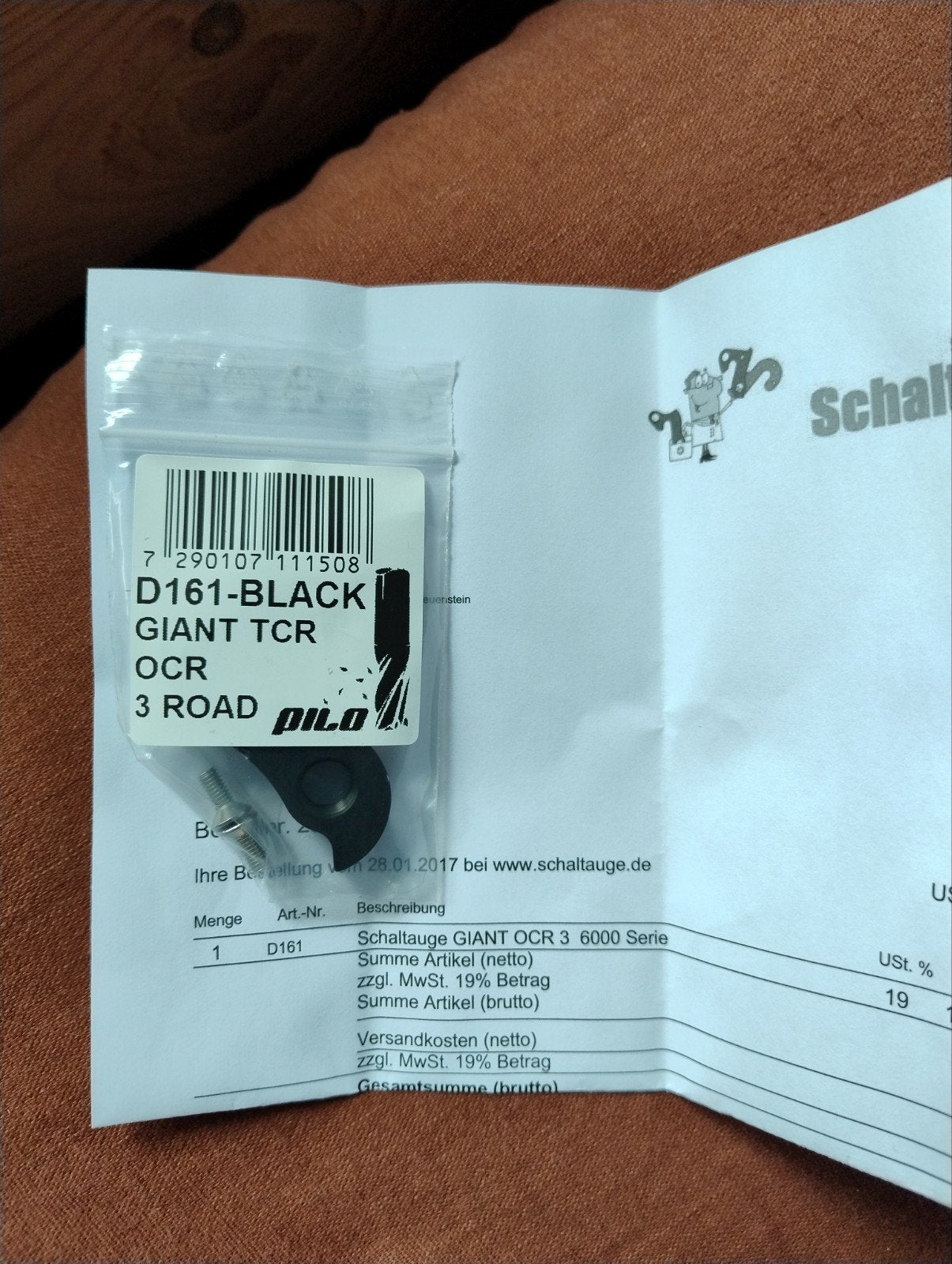 Pilo D161 Derailleurpad voor Giant TCR OCR 3 Road, Ophalen of Verzenden