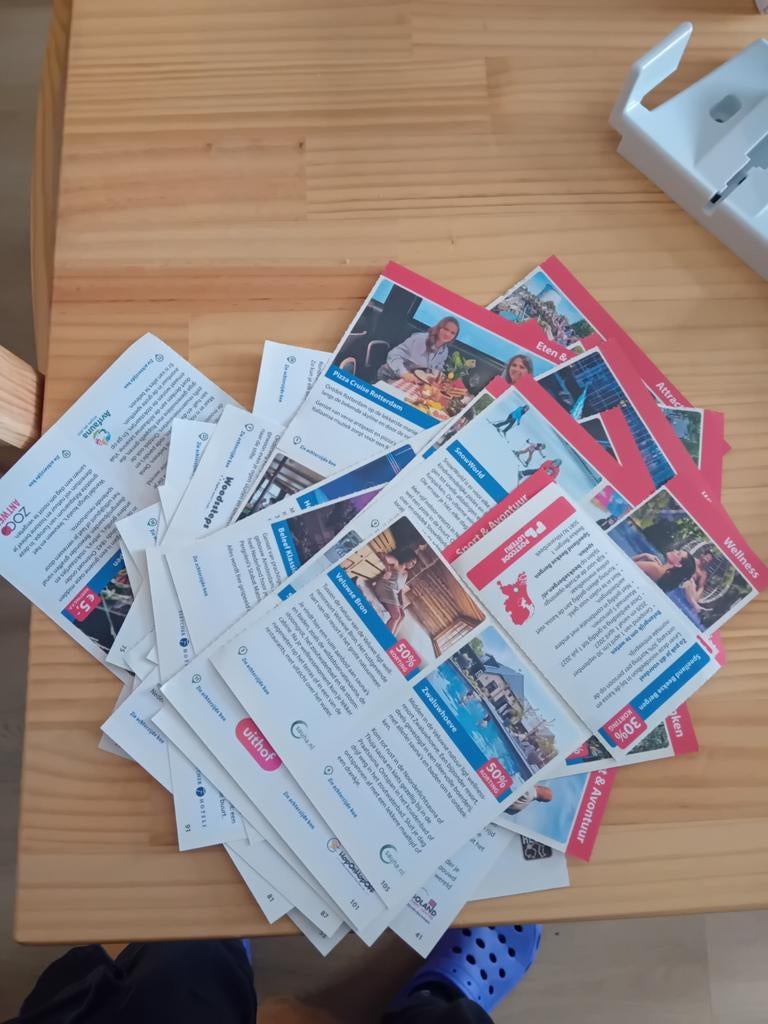 Postcodeloterij bonnen met korting, Drie personen of meer, Kortingsbon, Overige typen