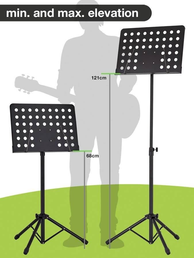 Boston OMS-285 metalen orkestlessenaar met afneembaar blad, Muziek en Instrumenten, Standaards, ., Nieuw, ., Muziekstandaard