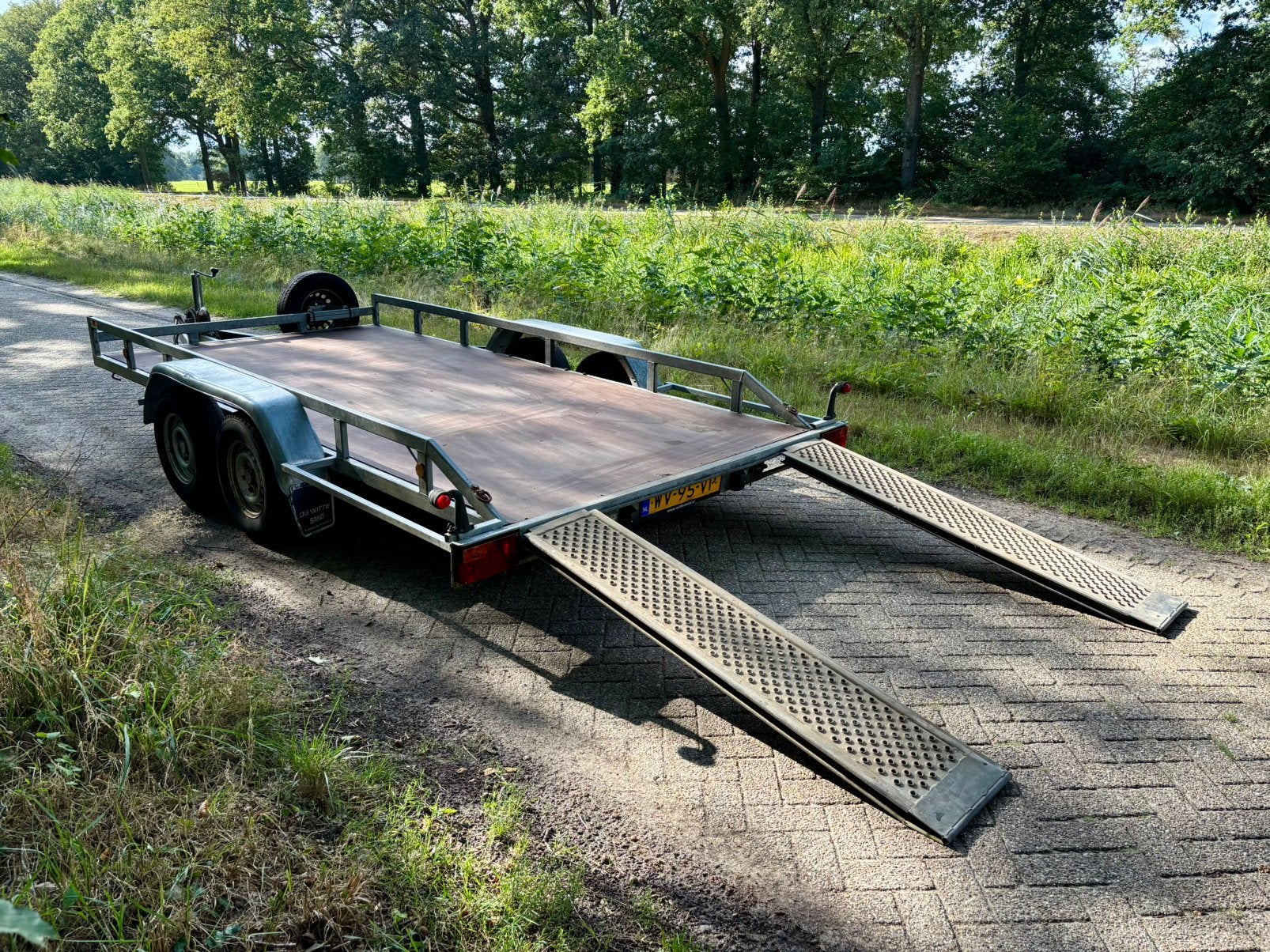 HENRA Machine/Auto Transporter, Auto diversen, Aanhangers en Bagagewagens, Ophalen, Gebruikt