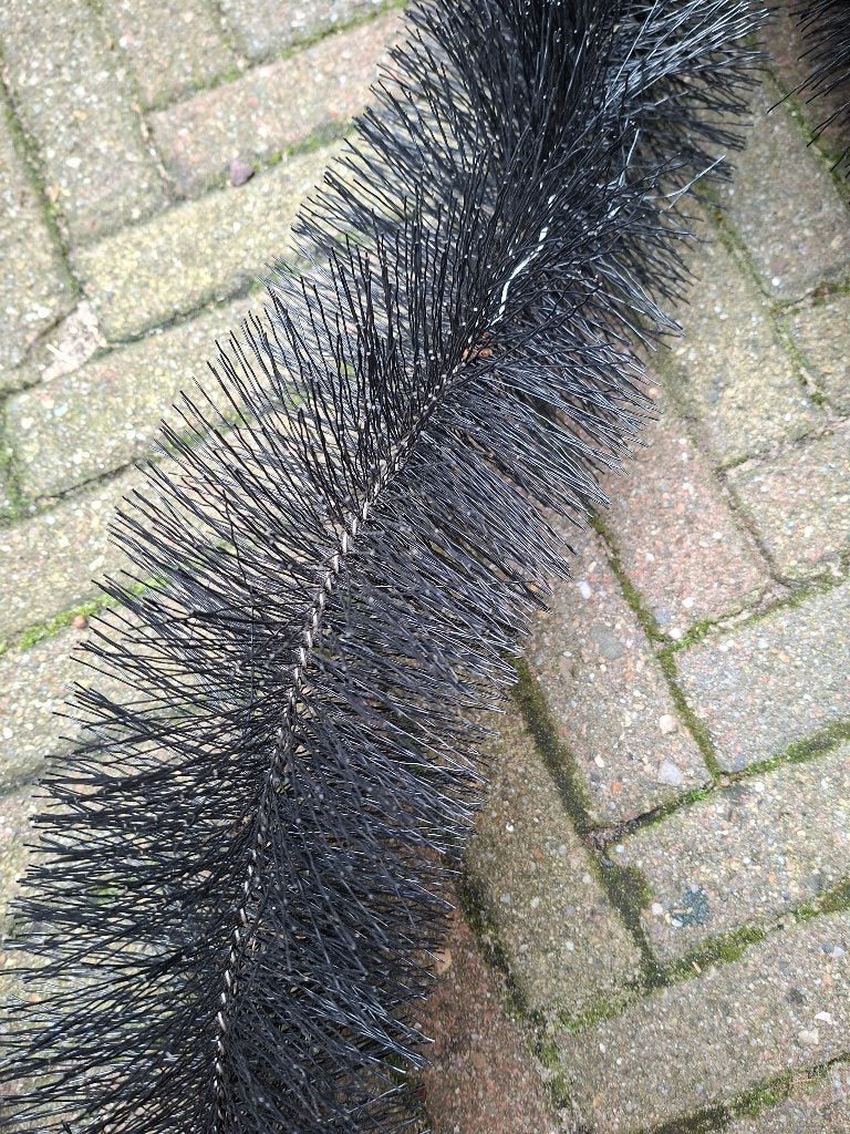 dakgoot egel 6 stuks van 4 meter lang, Kunststof, Zwart, Overige typen, Ophalen of Verzenden